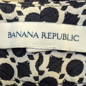 Banana Republic Size 8 Crop Lattice Print Pant